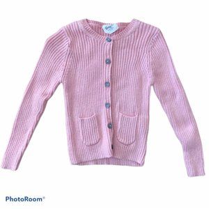 Mini Boden Pink Sparkly Cardigan Size 2-3Y